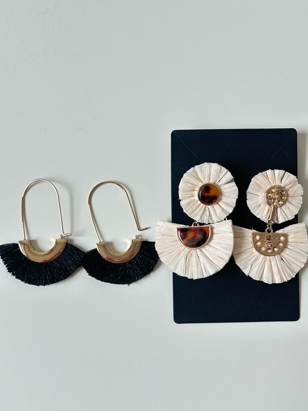 2 Pairs of Earrings with Tassels
